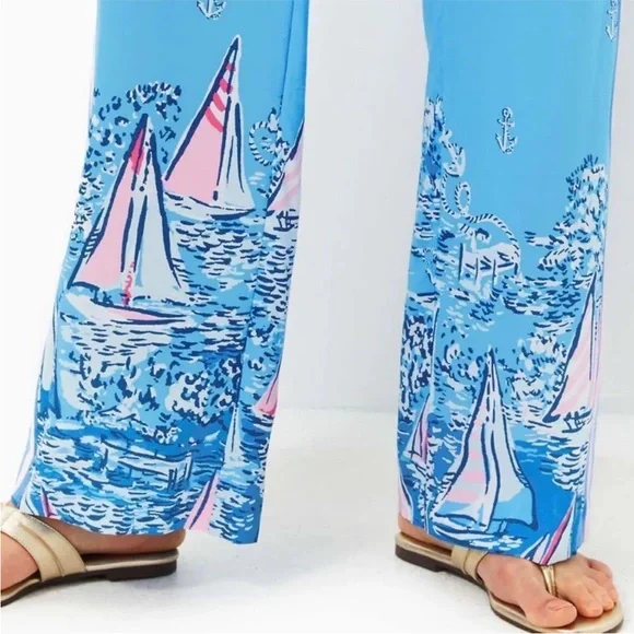 Lilly Pulitzer Lil Nauti Palazzo Pants - Picture 2 of 7
